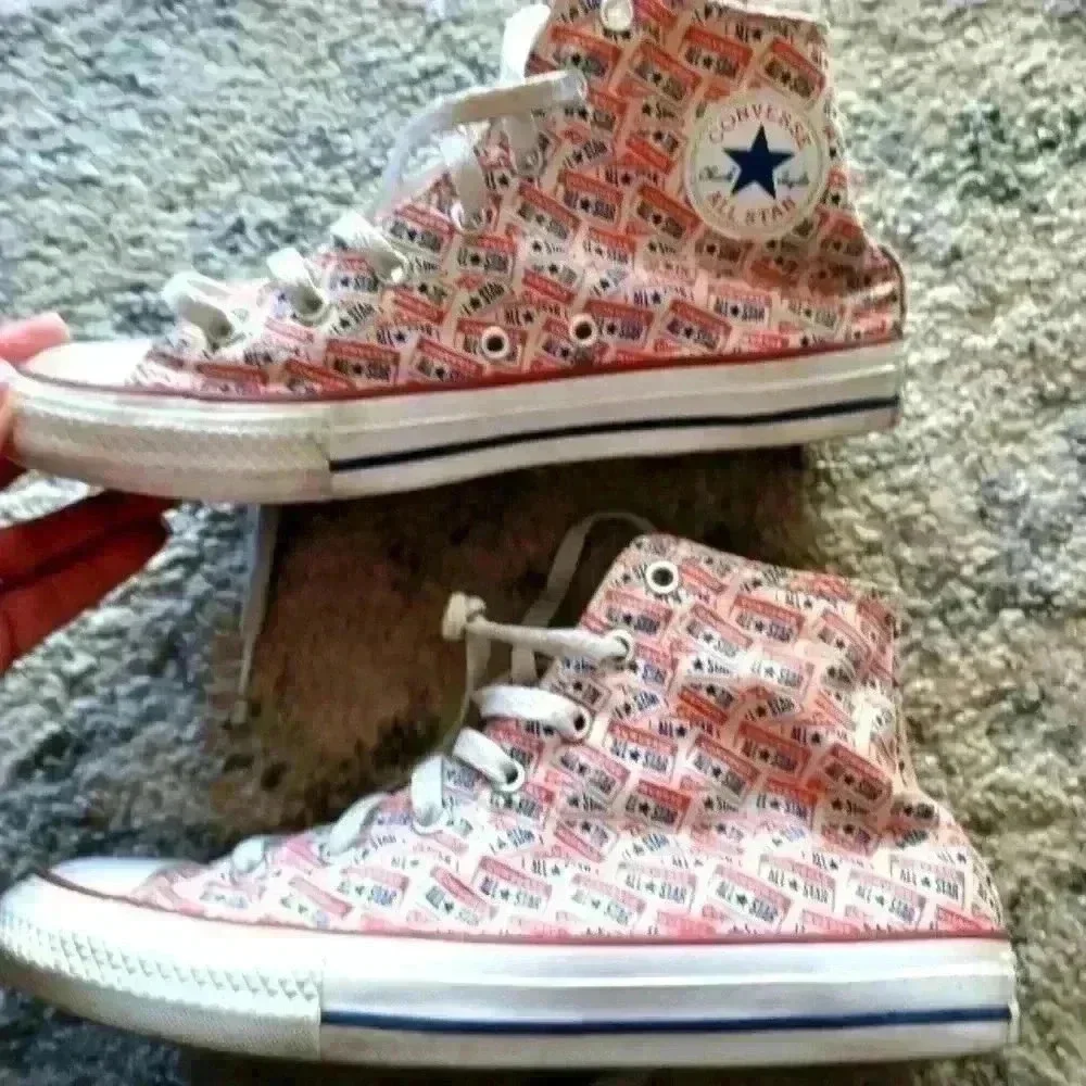 Converse Boys Chuck Taylor All Star License Plate High Top Shoes 5